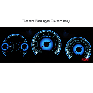 KM/H ADD W1 Nissan 350z Overlay Face Gauge 2003-2008 3D Illusions