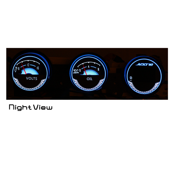 KM/H ADD W1 Nissan 350z Overlay Face Gauge 2003-2008 3D Illusions