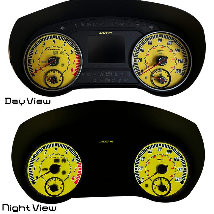 ADD W1 Kia Stinger Overlay Face Gauge 2018-Up