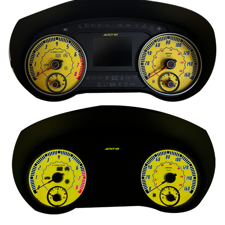 ADD W1 Kia Stinger Overlay Face Gauge 2018-Up