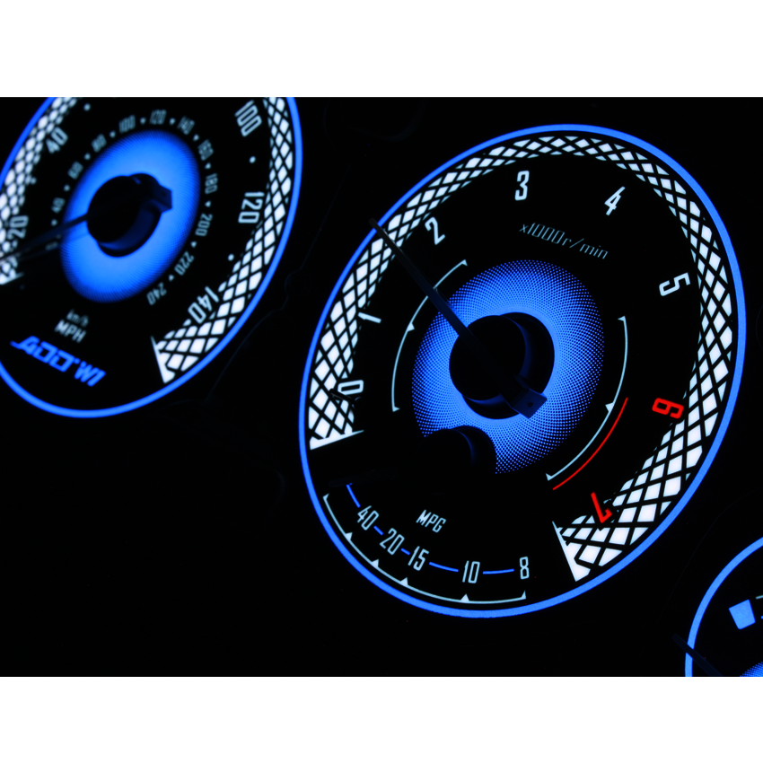 ADD W1 BMW Overlay Face Gauge E39, 7 Series E38, X5 5 Series  - 3D Illusions