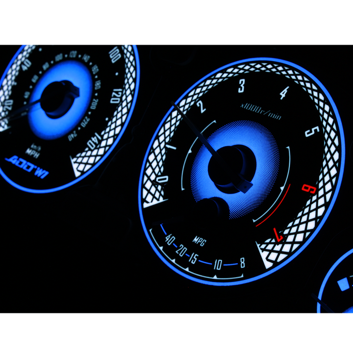 ADD W1 BMW Overlay Face Gauge E39, 7 Series E38, X5 5 Series  - 3D Illusions