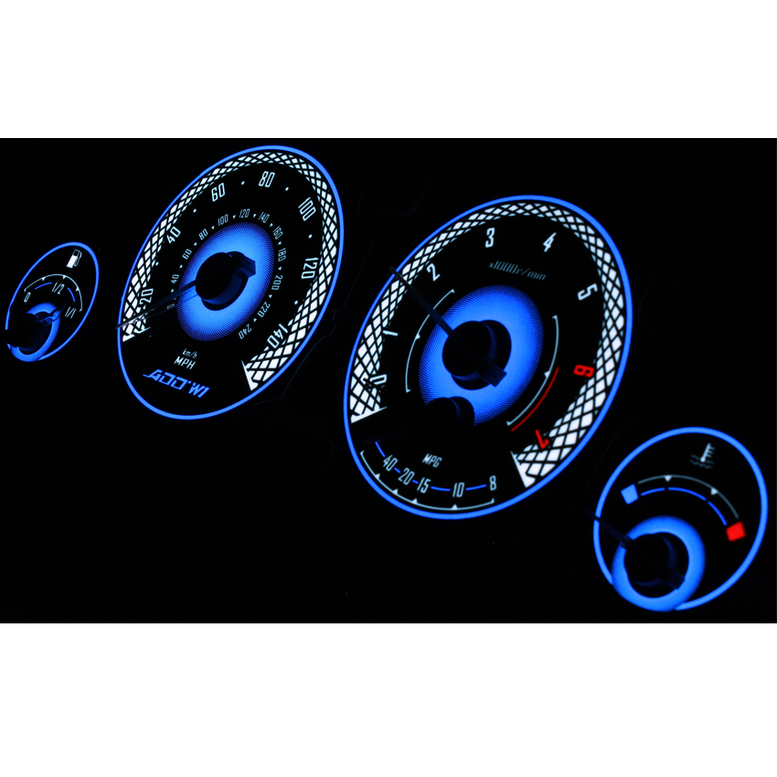 ADD W1 BMW Overlay Face Gauge E39, 7 Series E38, X5 5 Series  - 3D Illusions