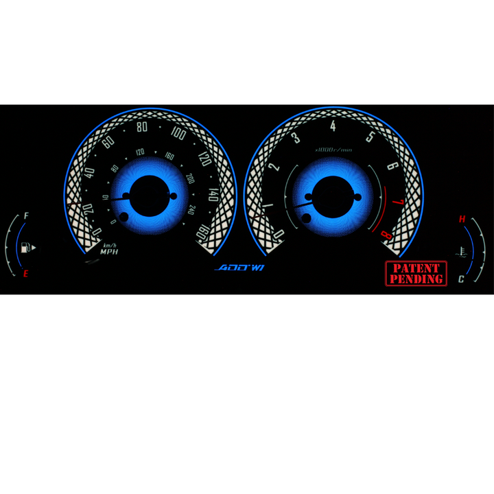 ADD W1 Infiniti Overlay Face Gauge G35 2003-2004 - 3D illusions