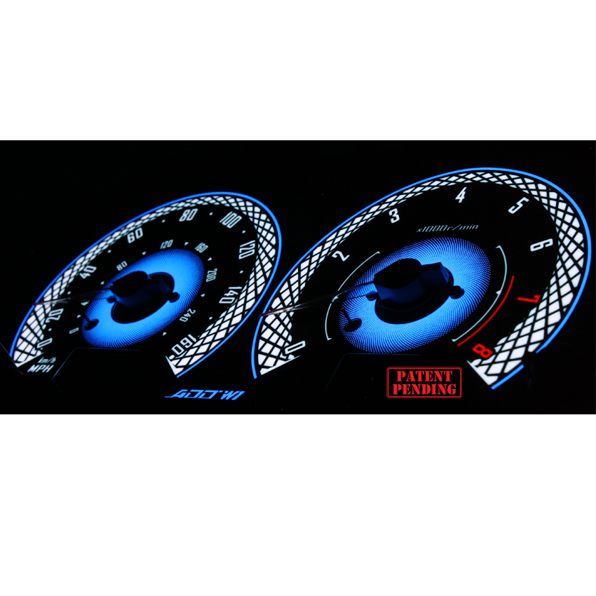 ADD W1 Infiniti Overlay Face Gauge G35 2003-2004 - 3D illusions