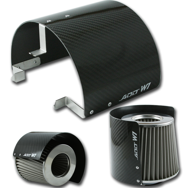 Air Filter Carbon Fiber Heat shield Cover 3"- 4" Inlet