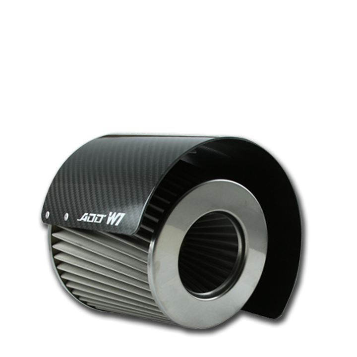 Air Filter Carbon Fiber Heat shield Cover 3"- 4" Inlet