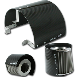 Black Mini Air Intake Vent Filter With Carbon Fiber Look - For Valve Cover Vacuum Lines, Small Engine Filter