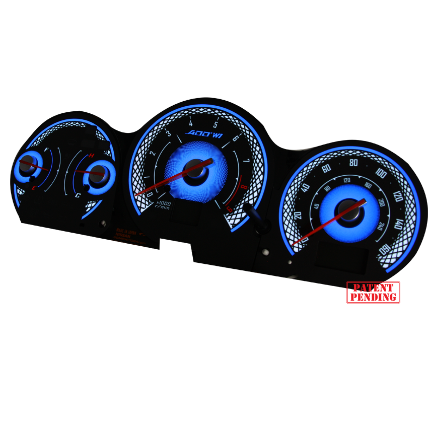 ADD W1 Nissan 350z Overlay Face Gauge 2007-2008 - 3D Illusions