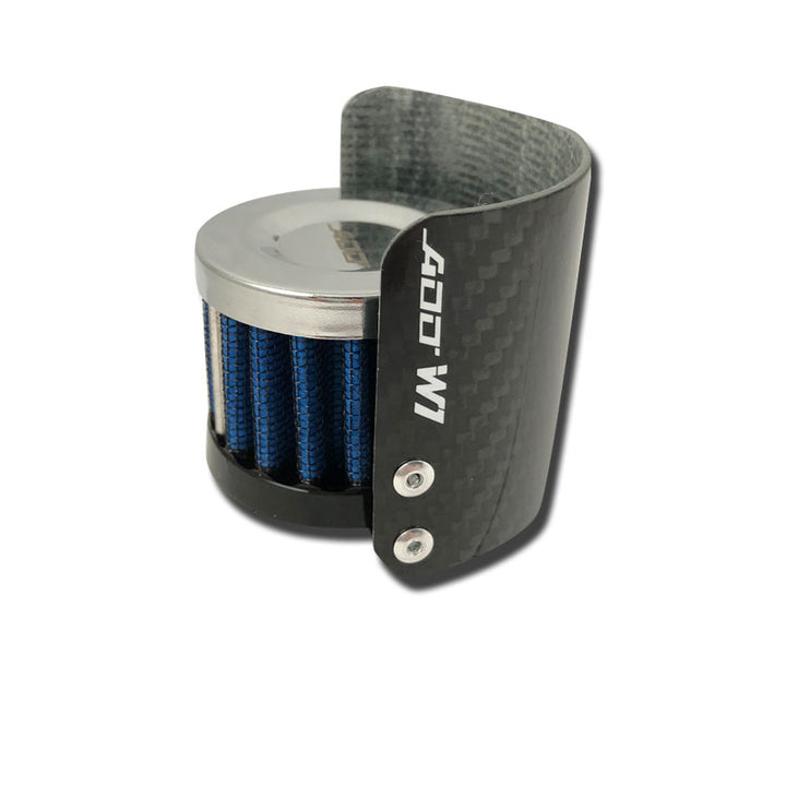 Air Filter Carbon Fiber Heat shield Cover Breather