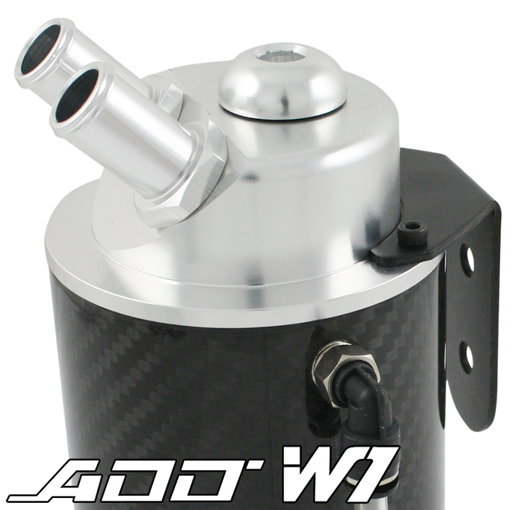 Oil Catch Can Carbon Fiber with Breather-Universal