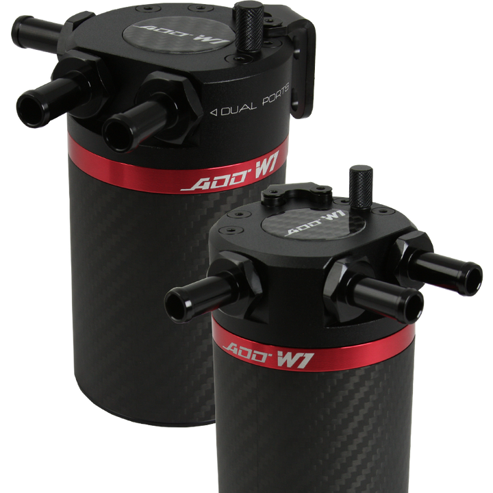 Carbon Fiber Baffled Oil Catch Can V3.3 sample configuration-Universal
