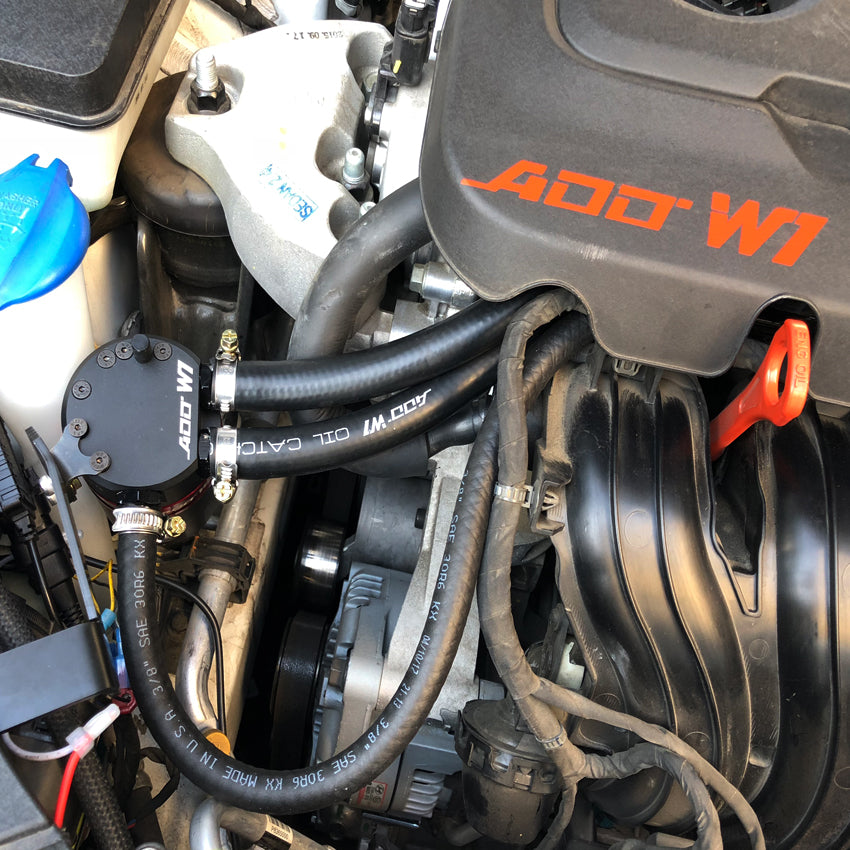 For Kia Optima Baffled Oil Catch Can kit V3.3 Stage 2, 2016-up