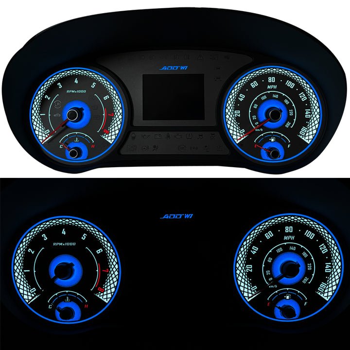 ADD W1 Kia Optima Overlay Face Gauge 2016-2018 - 3D Illusions